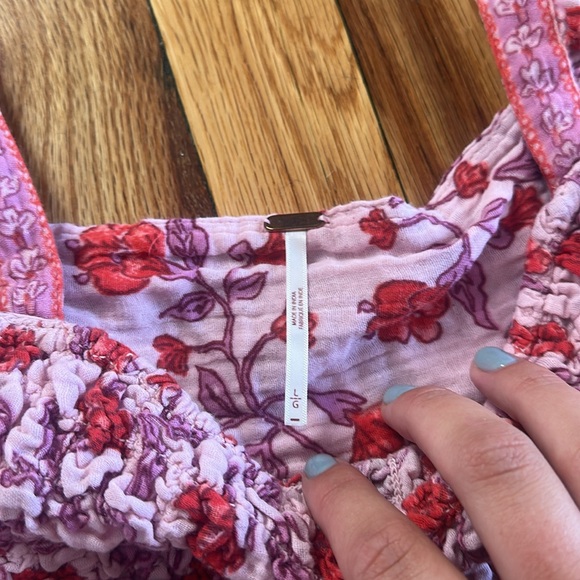 Free People Cotton Nala Floral Babydoll Tank - Picture 7 of 13